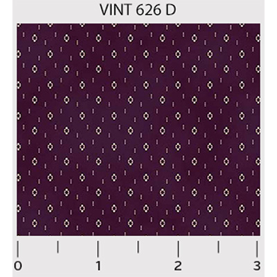Ткань для пэчворка PEPPY VINTAGE MINIATURES 50 x 55 см 145±5 г/кв.м 100% хлопок VINT 626D Фото 1.