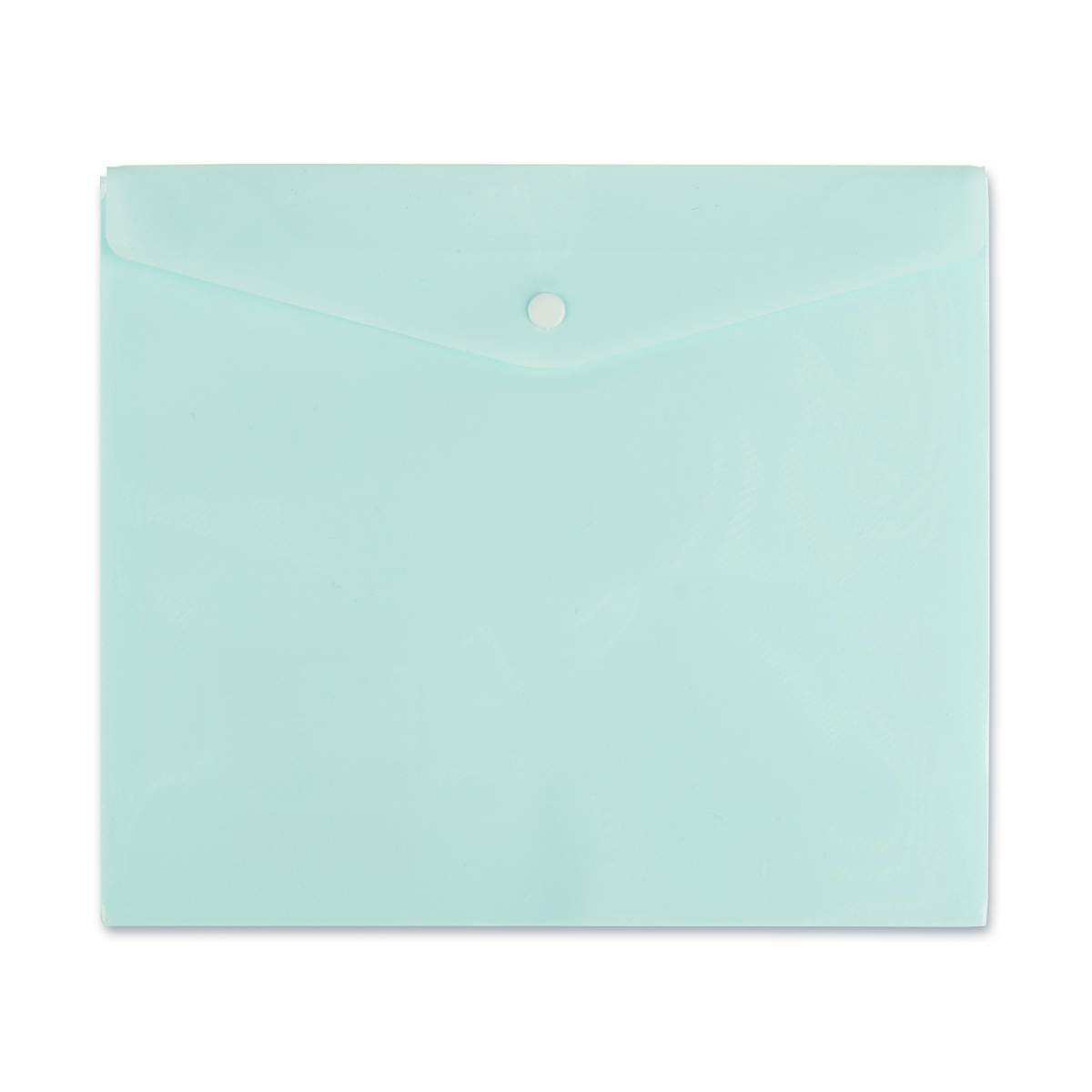 Expert Complete Trend Pastel Папка-конверт для тетрадей с кнопкой A5+ 180 мкм диагональ бирюзовый 2104019 Фото 1.