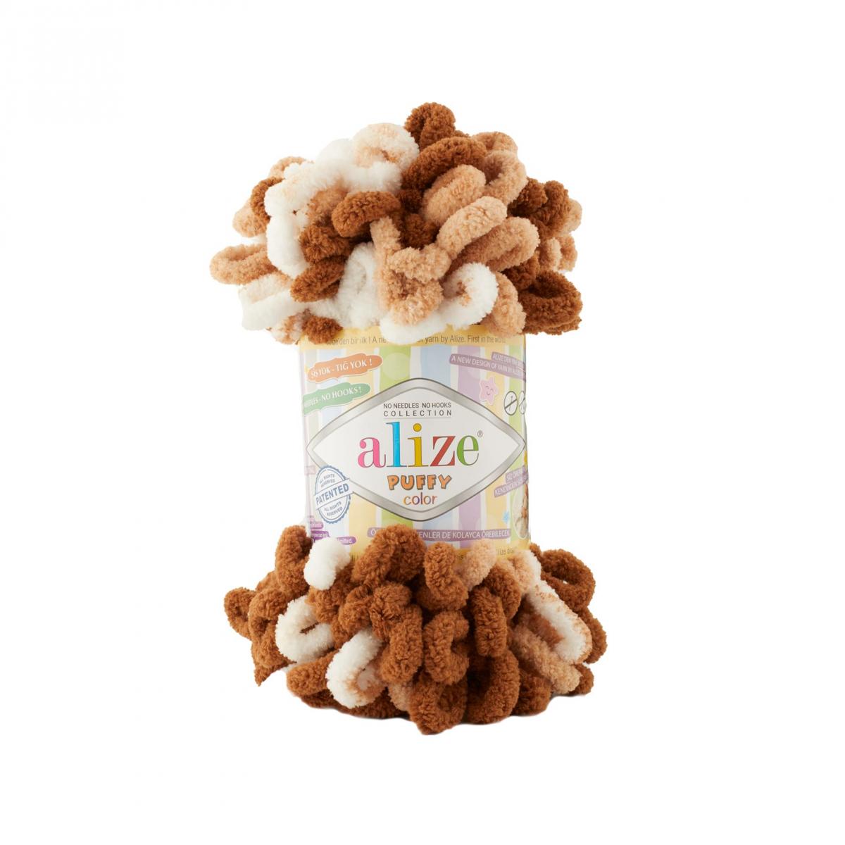 Пряжа Alize Puffy Color 100% микрополиэстер 100 г 9 м 6398 Фото 1.