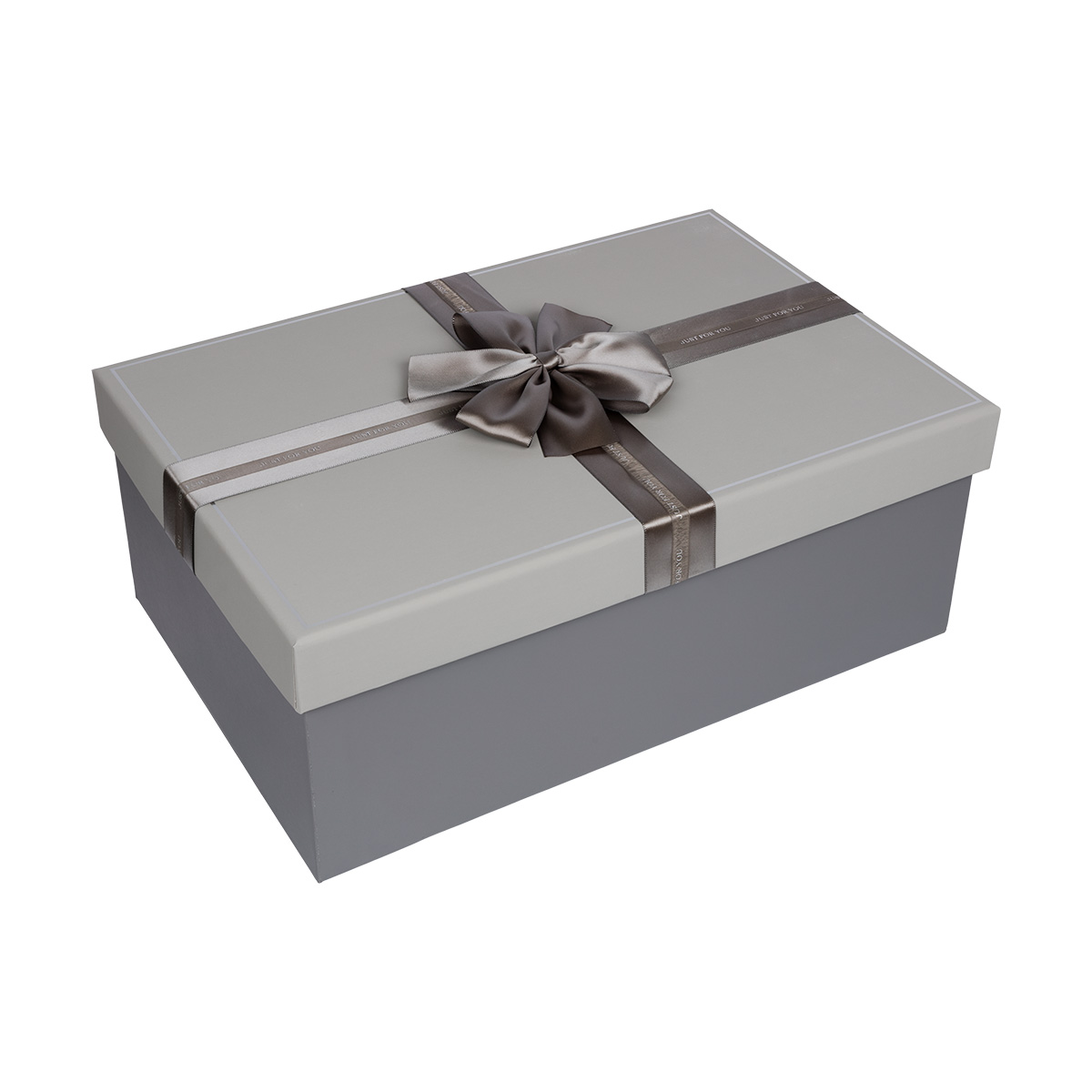 Stilerra YBOX-R45-3/3 Коробка подарочная 47 х 31.5 х 19.5 см 02 серый Фото 1.
