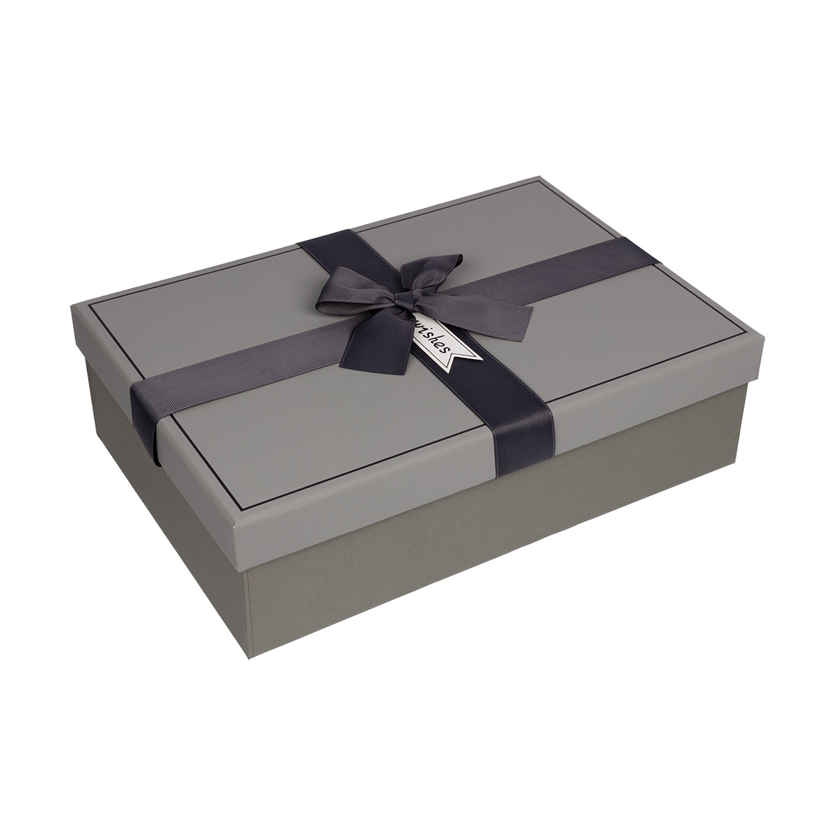 Stilerra YBOX-R48-3/1 Коробка подарочная 35 х 24 х 10 см 02 серый Фото 1.