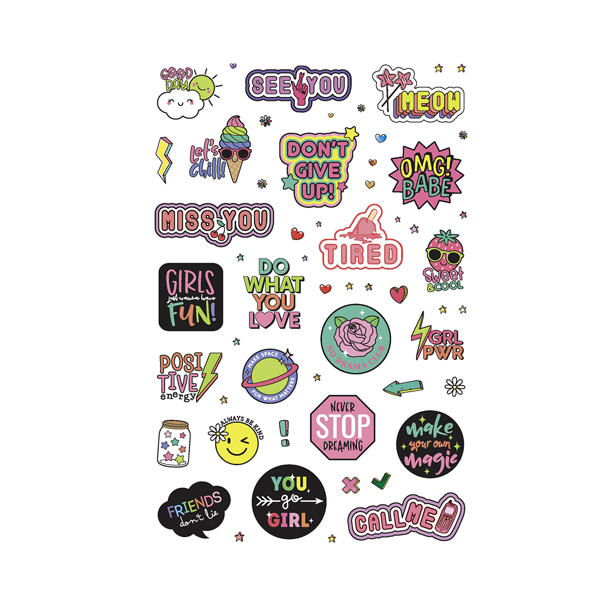 Книга КР Наклейки Pink Power фуксия 99907737 99907737 Фото 3.