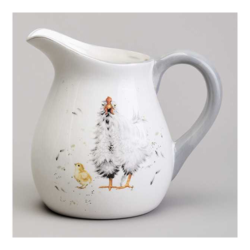 Посуда керамическая Lefard FUNNY HENS Кувшин 1100 мл 358-2303 Фото 1.