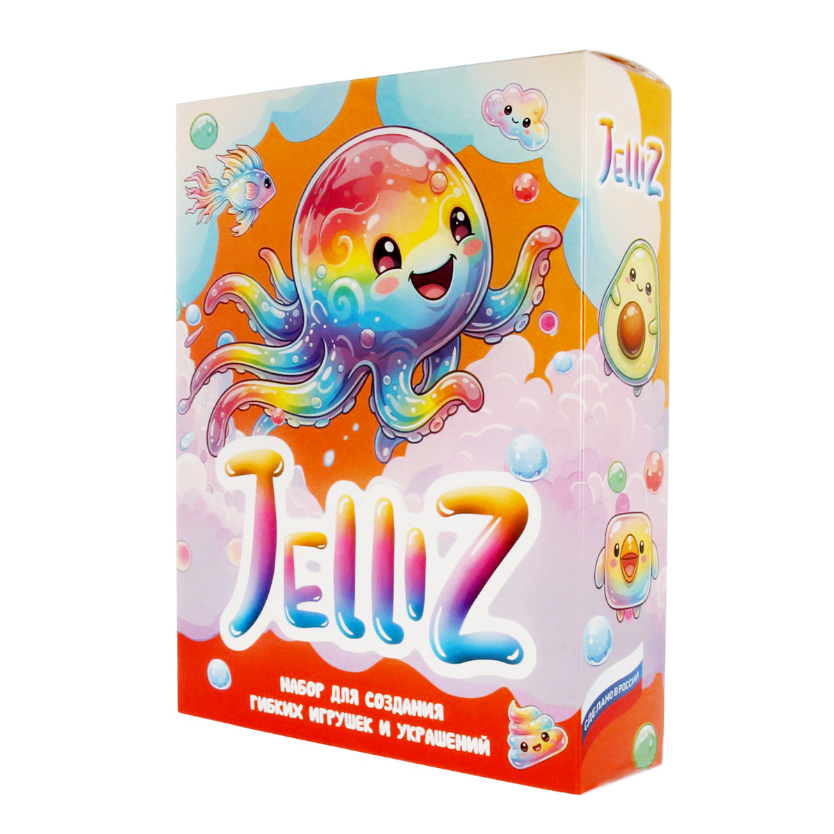 Jelliz Набор для создания гибких игрушек и украшений Сквиш-гель Джеллиз 19 х 6 х 24 см персонажи-2 14-0018 Фото 2.