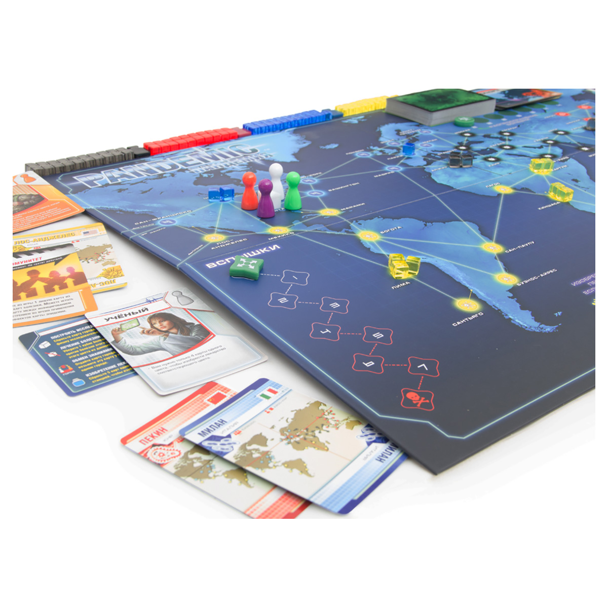 Пандемия настольная игра карта