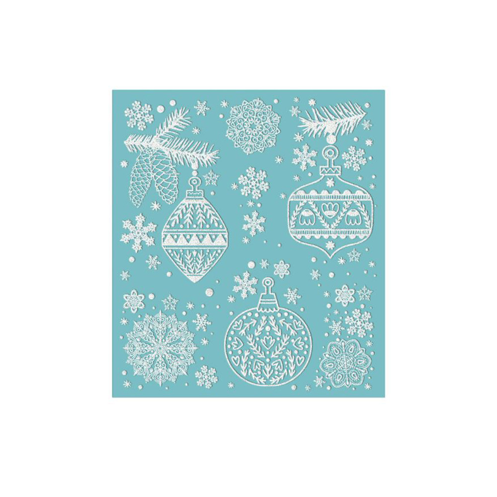 Феникс-Презент Украшение оконное с раскраской 15.5 х 0.1 х 17.5 см Шарики 86022 Фото 1.