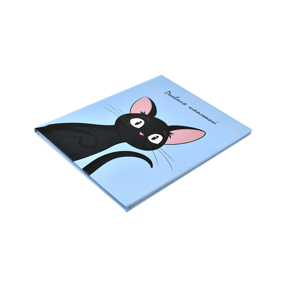 Феникс + Дневник школьный Черный кот A5+ 48 л. твердый переплет 56459 Фото 4.