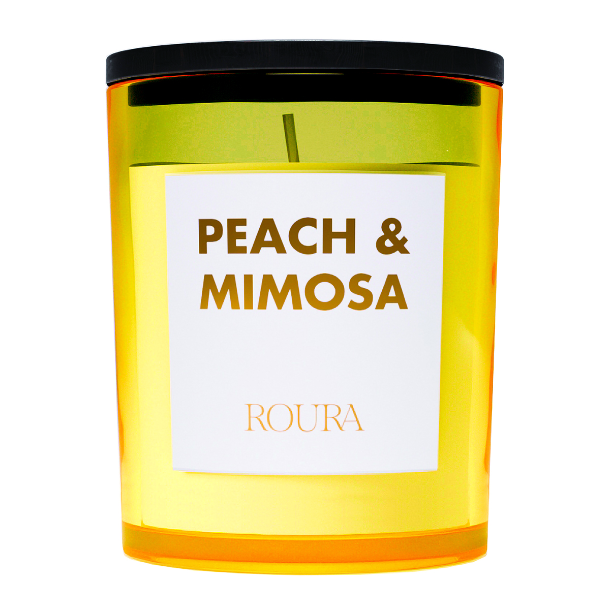 ROURA Ароматическая свеча в стакане d. 7.5 х 9 см Веселье Персик и Мимоза (PEACH@MIMOSA) 333231.260