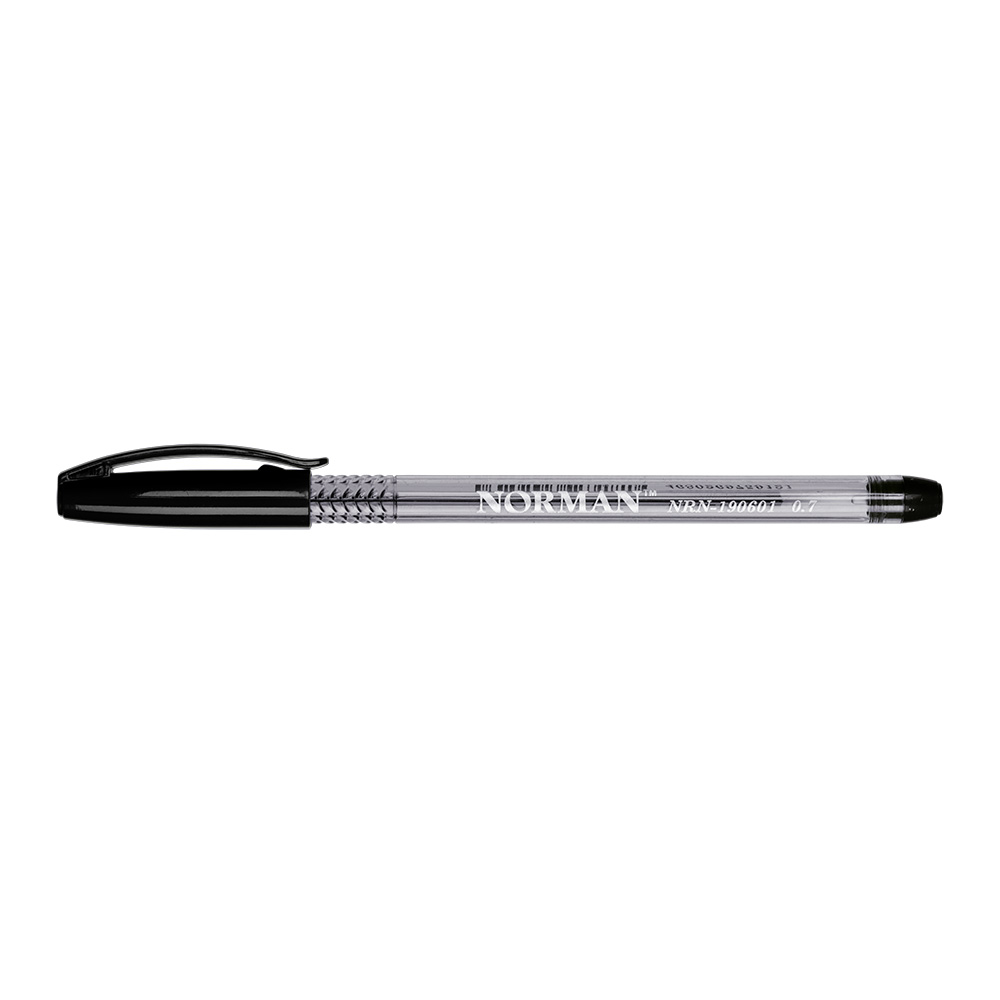 NORMAN Ручка шариковая на масляной основе NRN-190601 0.7 мм черный Фото 1.