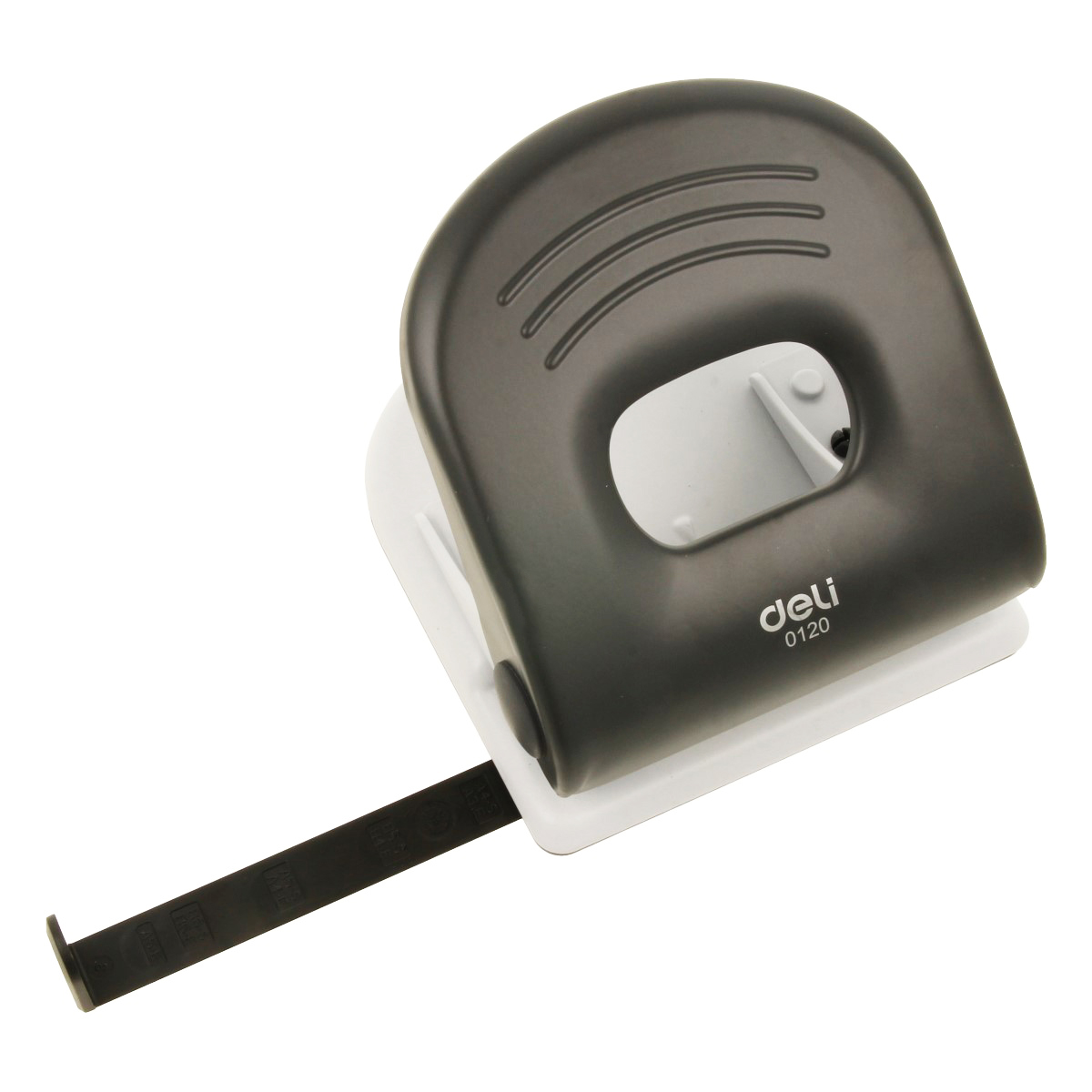Deli Дырокол PRO E0120 металлический с линейкой до 40 листов ассорти 381964 Фото 4.