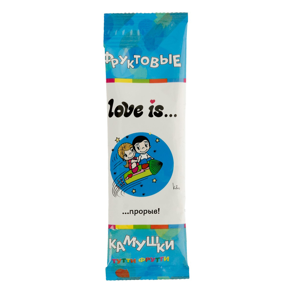Love is Жевательное драже 12 г со вкусом тутти-фрутти 70908 Фото 1.