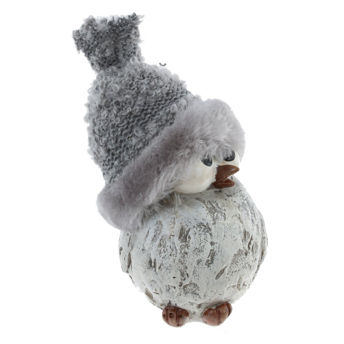 805076 Фигурка декоративная Птичка 7.5 х 6.5 х 12.5 см Красный, Серый Фото 7.