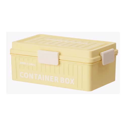 Ланчбокс «Container box» 13.5 х 21.5 х 8.5 см yellow (1000 ml) 6912-02 Фото 1.
