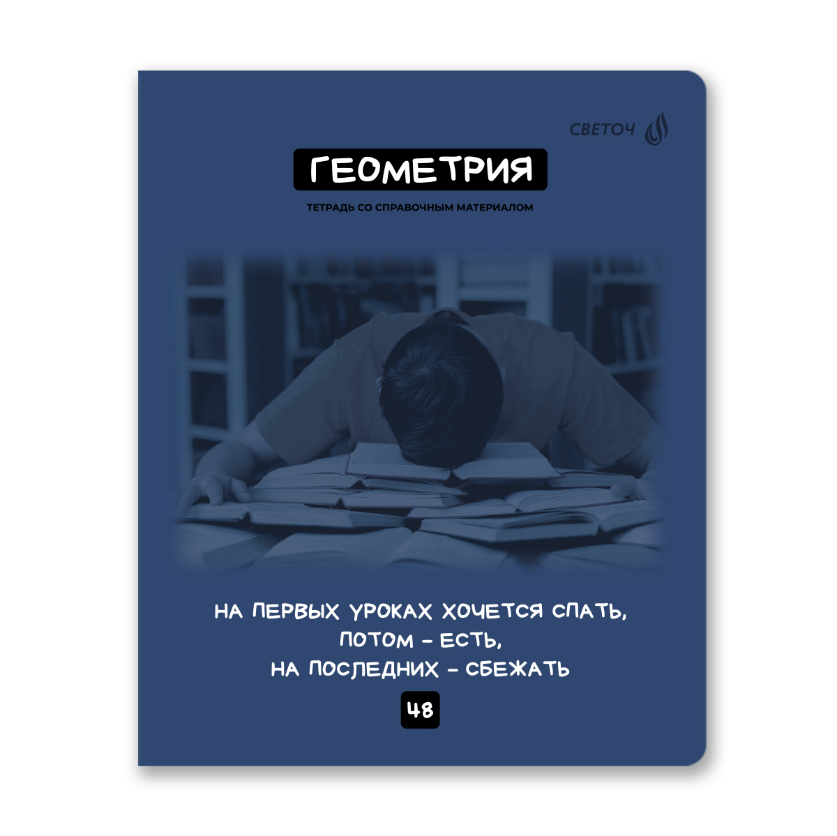 Светоч Т292 Комплект тетрадей со справоч.материал. Мраксимализм, A5 48 л. 12 шт. на скобе 60 г/кв.м , белизна 90 % , клетка/линия 01890 12 предметов Фото 16.