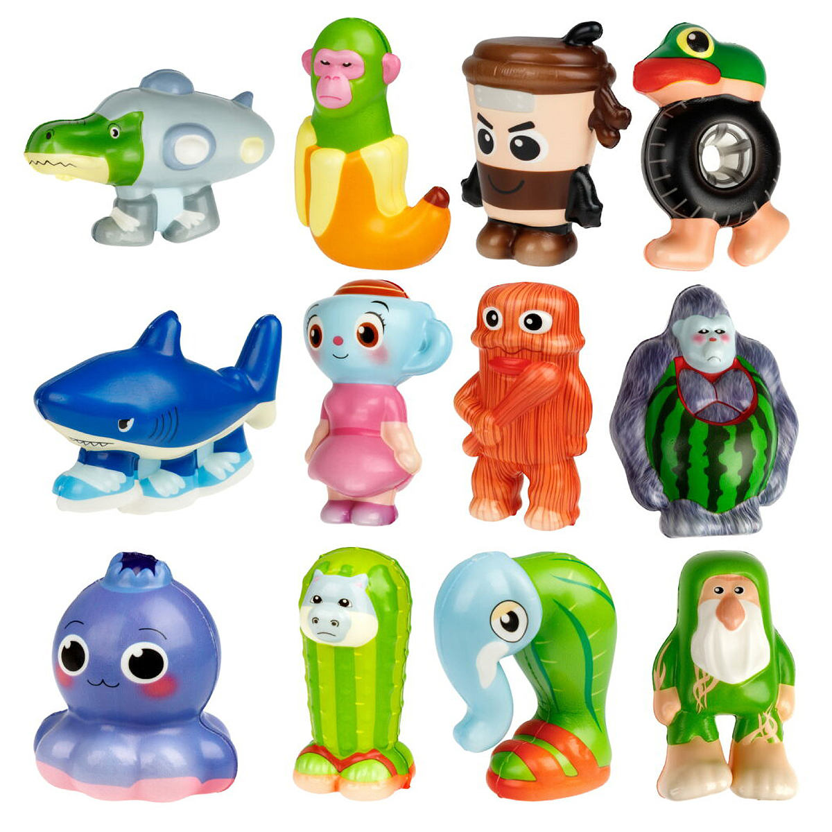 1TOY Игрушка-антистресс Squishy(Сквиши) Итальянский брейнрот 12 х 4 х 16.5 см в ассортименте Т27393 Фото 5.