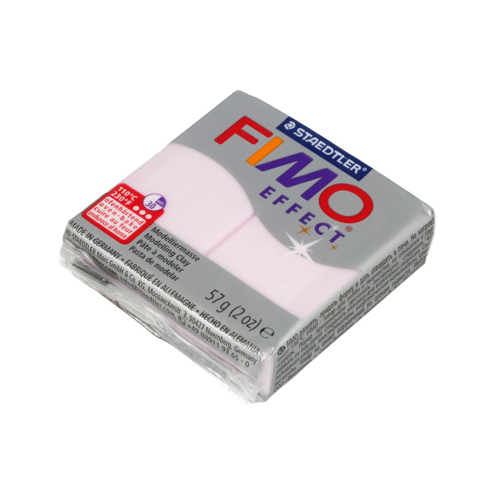 FIMO Effect полимерная глина 57 г 8020-206 розовый кварц Фото 1.