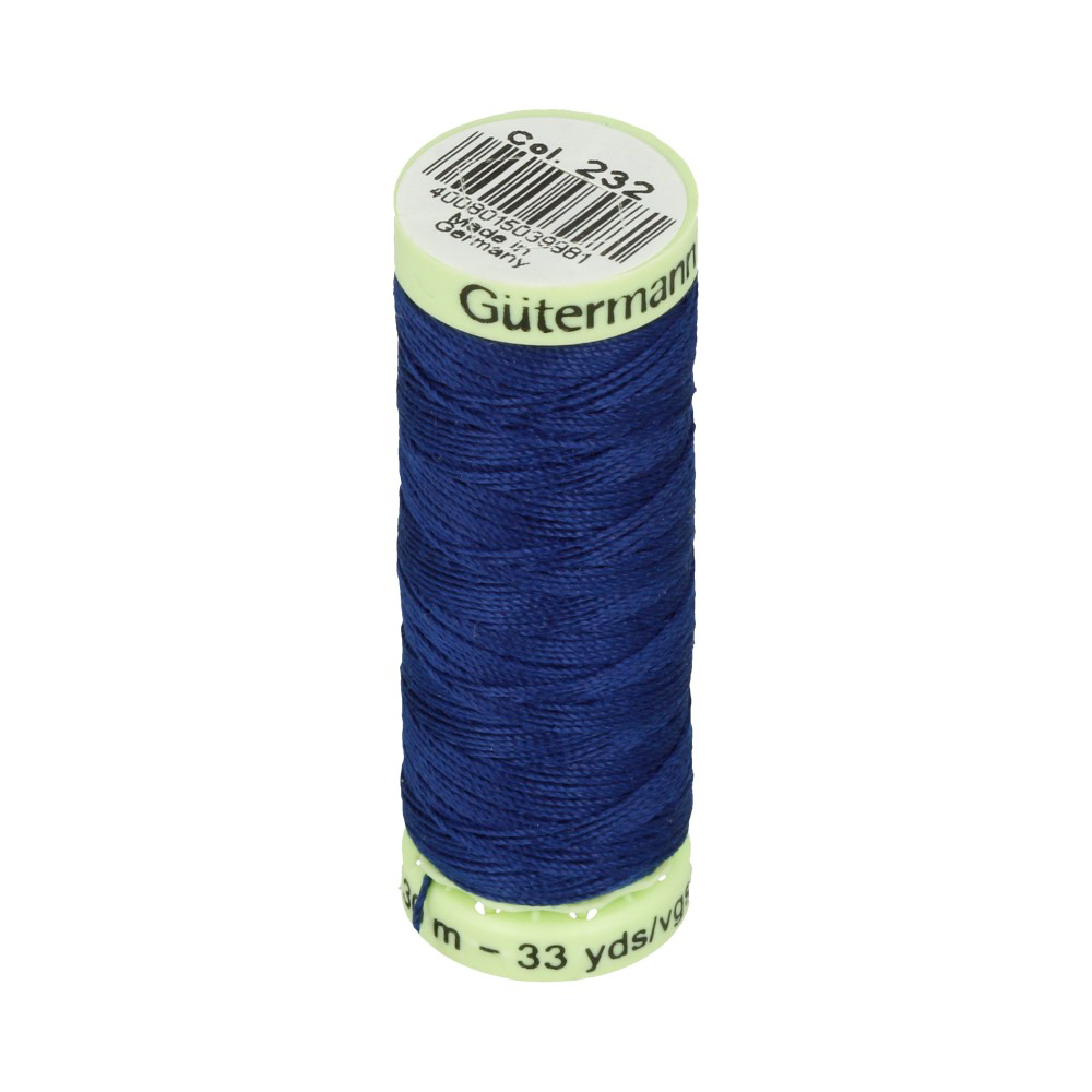 Нитки  GUETERMANN Нитки отделочные ТопСтич 100% полиэстер 30 м 32.81 я №232 Фото 1.