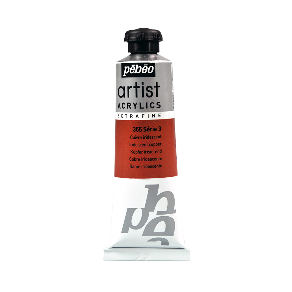 Краска акриловая PEBEO Artist Acrylics extra fine №3 металлик 37 мл 908-355 под медь Фото 1.