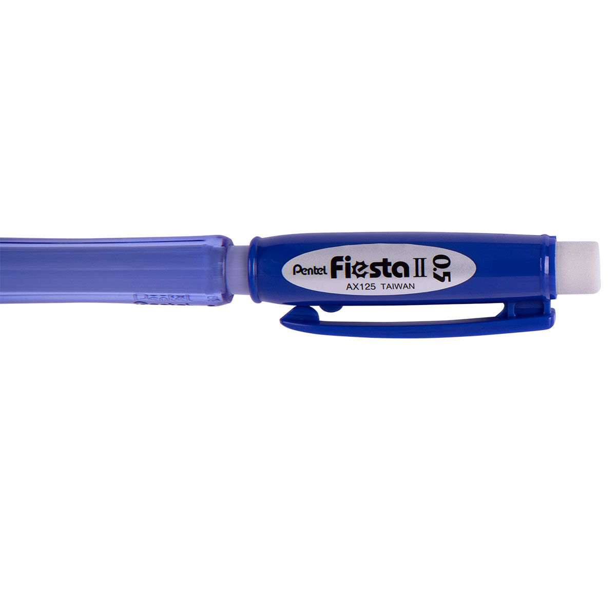 Pentel Карандаш автоматический Fiesta II, c резиновым грипом 0.7 мм AX127-CE синий корпус Фото 2.