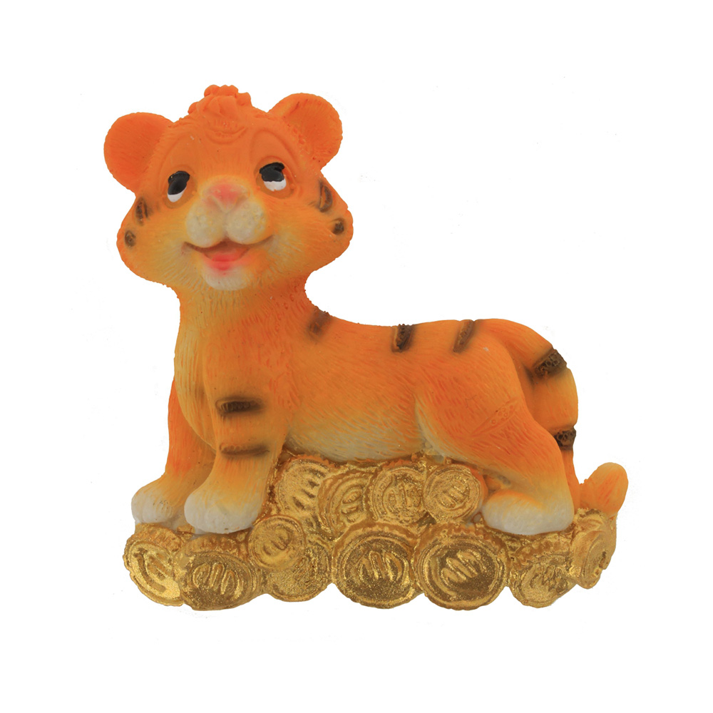 Магнит Тигр 5 х 5 х 1.5 см Оранжевый 761081 Фото 4.