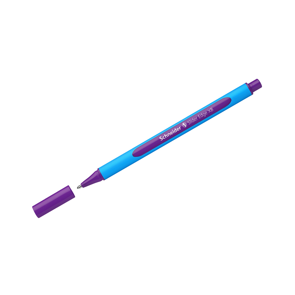 Schneider Ручка шариковая Slider Edge XB трехгранная 1.5 мм 152208 фиолетовая Фото 1.