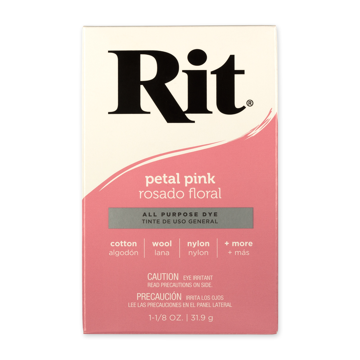 RIT краситель для ткани порошковый для окрашивания вручную и в стир. машине 31.9 г 10 Розовый/Petal Pink Фото 1.