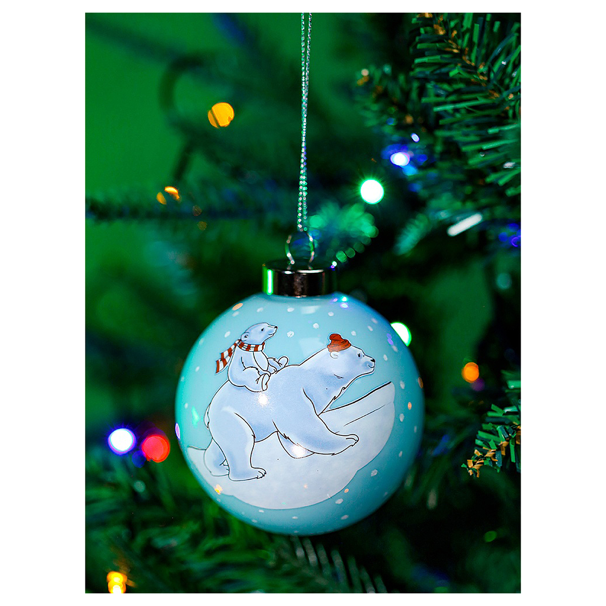 MILAND Шар Папа мишка D. 8 см НУ-7656 Фото 2.