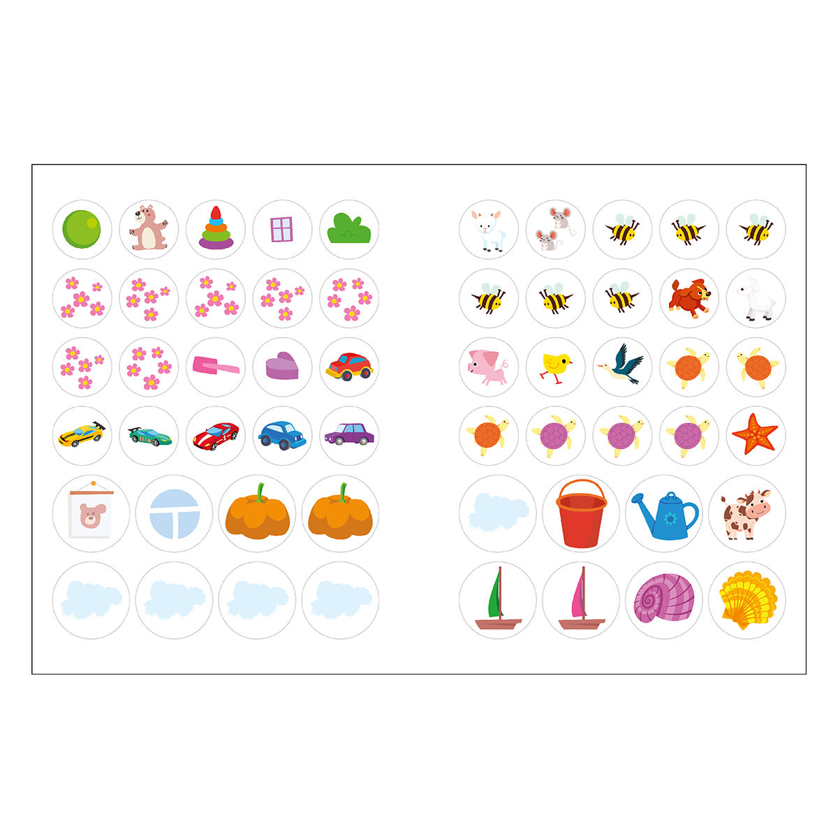 МОЗАИКА kids Наклейки для малышей Большой-маленький МС14569 Фото 2.