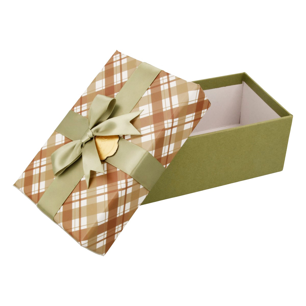 YINGPIN Коробка подарочная №0002 11 х 17 х 7.5 см с бантом и графическим рисунком клетка NO-91306-L13/14/19(5) Фото 2.