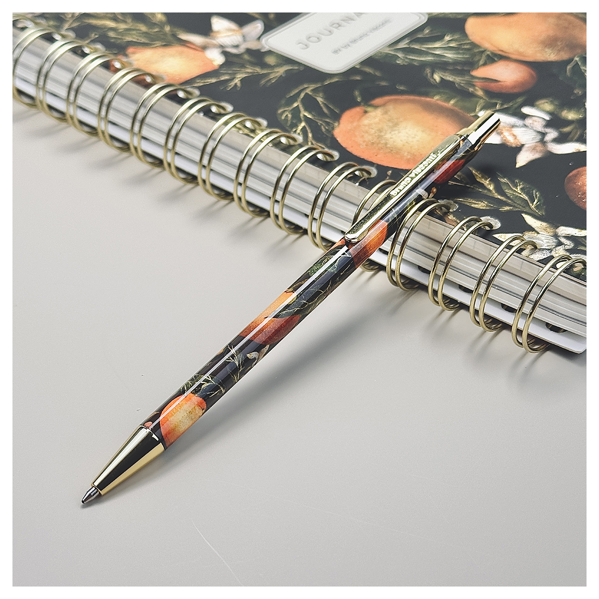 Bruno Visconti Записная книжка на гребне с разделителями ART JOURNAL A5+ 120 л. клетка/линия/точка FLORA.PARADISE.ORANGES 3-737/14 Фотосурет 8.