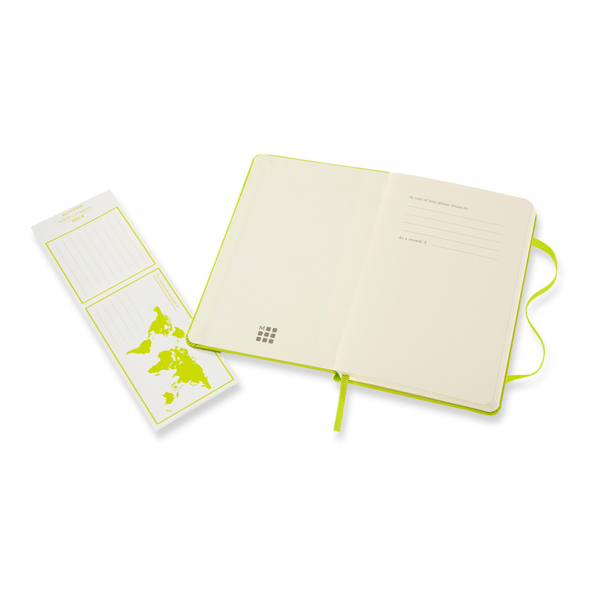 Moleskine Блокнот CLASSIC Pocket 1215730 ( 90x140 мм) 96 л. линия лайм Фото 3.
