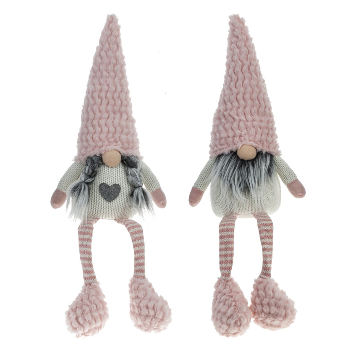 791696 Игрушка набивная Гном 13 х 9 х 52 см Розовый Фото 1.