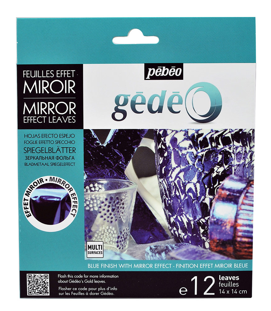 PEBEO Фольга зеркальная Gedeo 12 листов 766548 синий Фото 1.