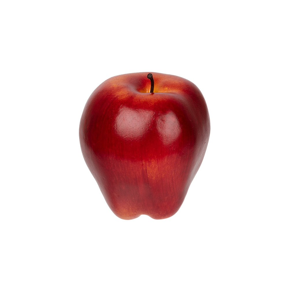 Муляж яблока, цвет красный 3,5 см