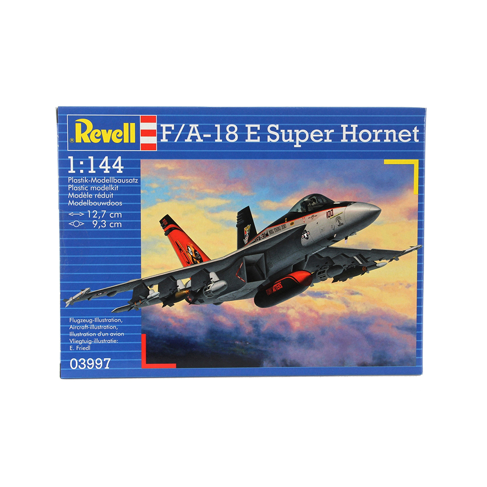 Revell 03997 Модель сборная Самолет Истребитель F/A-18E Super Hornet 1/144 Фото 2.