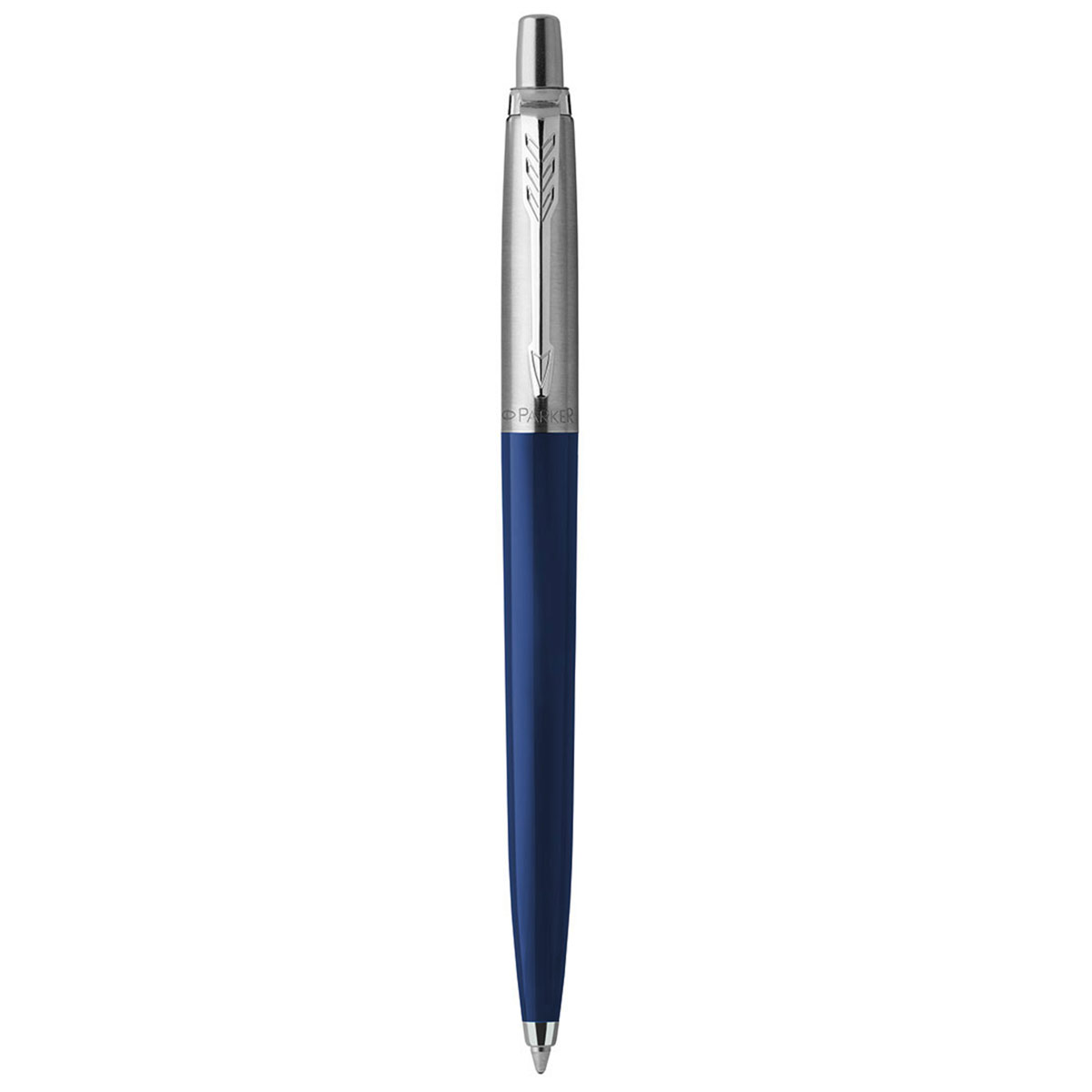PARKER Ручка шариковая Parker Jotter Orig с пластиковым корпусом. Линия письма средняя, цвет синий. В блистере 0.7 мм 2123427 синие чернила Navy Blue Фото 1.