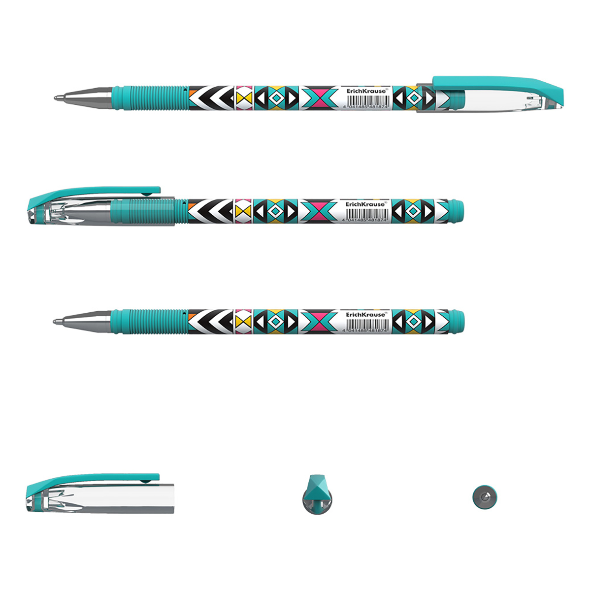 ErichKrause Ручка шариковая ColorTouch Stick 0.35 мм 50820 Ornament цвет чернил: синий Фото 2.