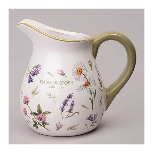 Посуда керамическая Agness FLOWER STORY 358-2179 Кувшин 1150 мл Фото 1.