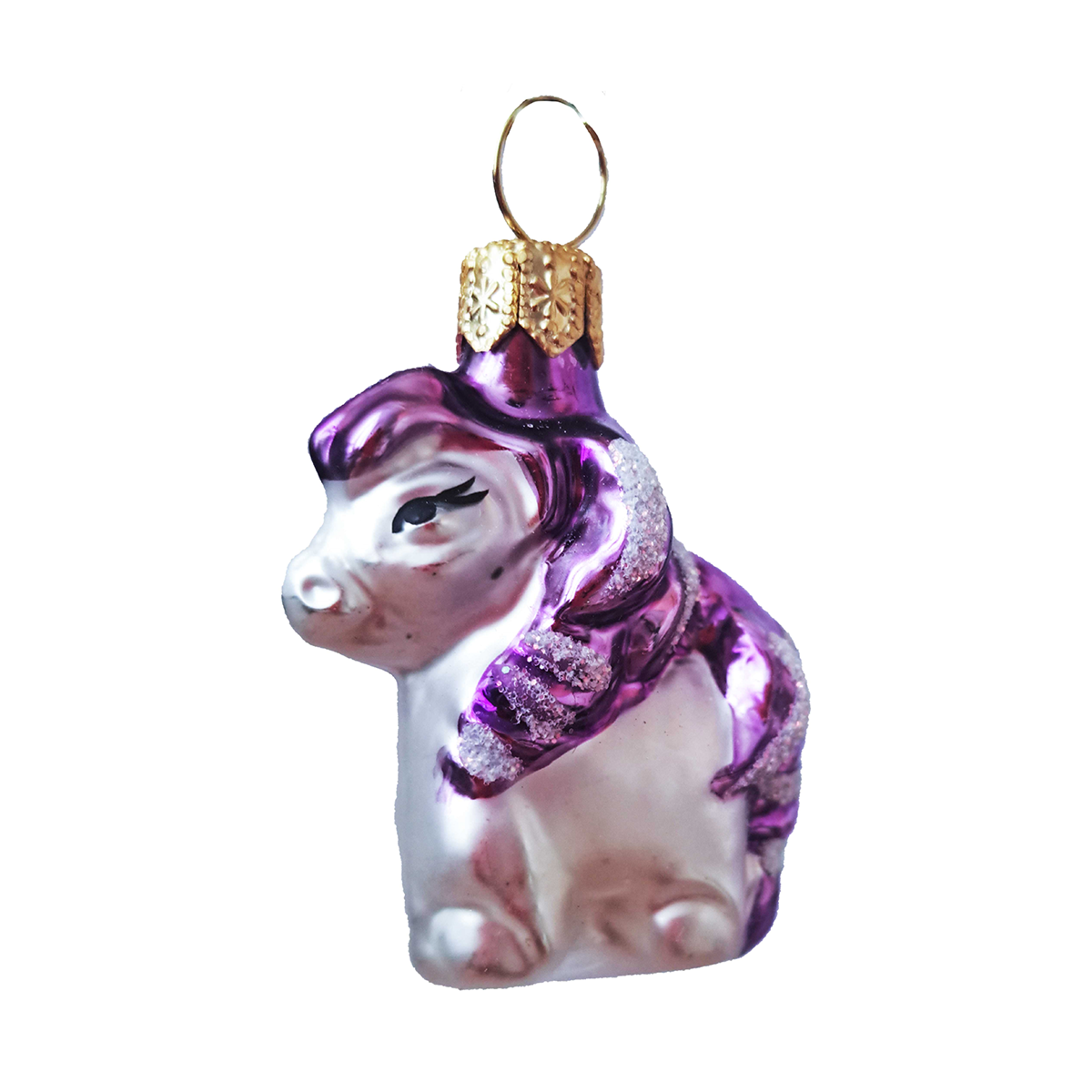 Коломеев Елочное украшение Пони 5 х 2 х 5 см фиолетовый ФУП-1834/19/1 Фото 1.