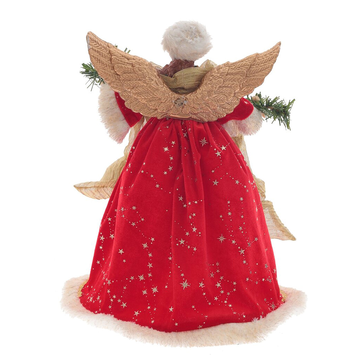 812853 Изделие декоративное Ангел 24 х 14 х 40 см Красный Фото 4.