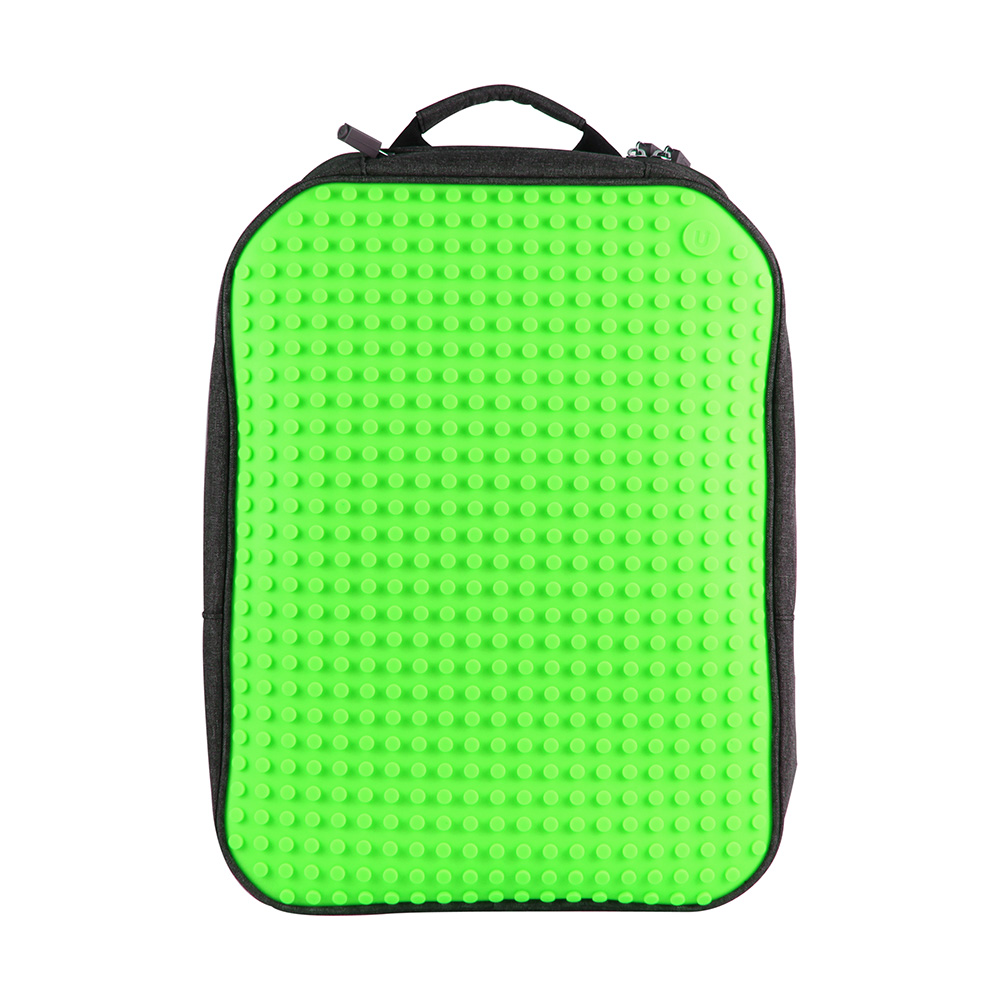Upixel Пиксельный рюкзак Canvas classic pixel Backpack, большой (ортопедическая спинка) 120фишек, зеленый WY-A001 80071 Фото 1.