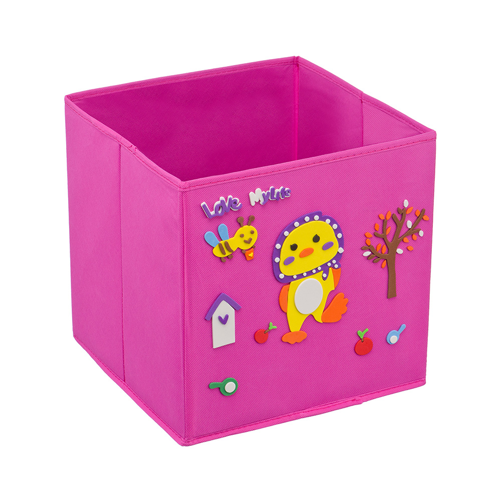 Handy Home Кофр с аппликацией Утенок 30 х 30 х 30 см розовый UC-116 Фото 1.