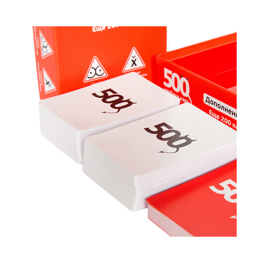 Игра настольная Cosmodrome Games 500 Злобных Карт. Версия 3.0 Дополнение Набор красный 52017 Фото 4.