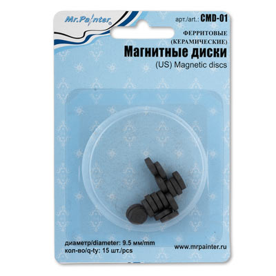 Mr.Painter Магнитные диски CMD-01 15 шт. ферритовые (керамические) Фото 1.