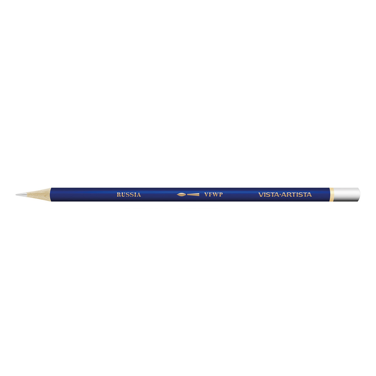 VISTA-ARTISTA Fine VFWP Акварельный карандаш заточенный 105 Белила китайские (Chinese white) Фото 1.