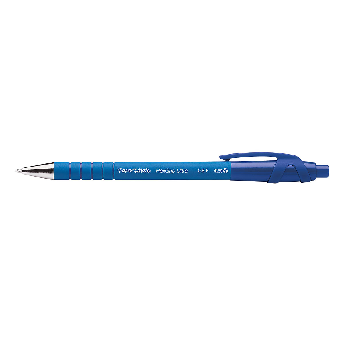 Paper Mate Ручка шариковая с кнопкой FLEXGRIP Ultra, толщина линии – средняя S0190433 синяя Фото 1.