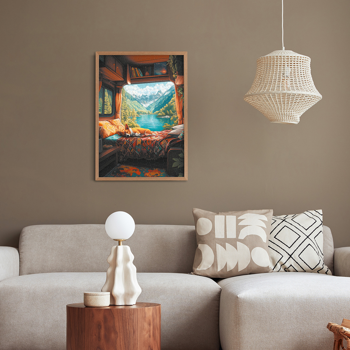 ФРЕЯ Пазл 1000 элемент. PZL-1000/101 Дом на колесах. Утро Фото 5.