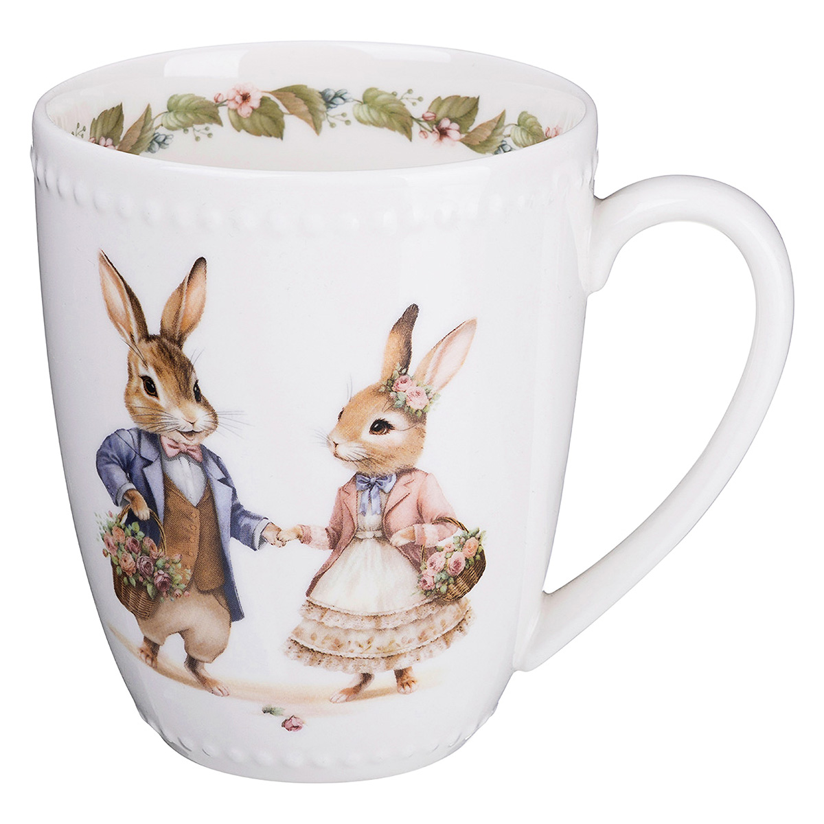 Посуда фарфоровая Lefard RABBITS FAMILY Кружка 400 мл 425-294 Фото 1.