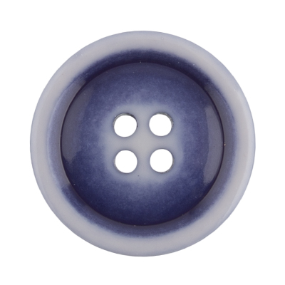 Пуговица костюмная с проколами Gamma CRZ 0016 32  ( 20 мм) № D067 темно-синий Фото 1.