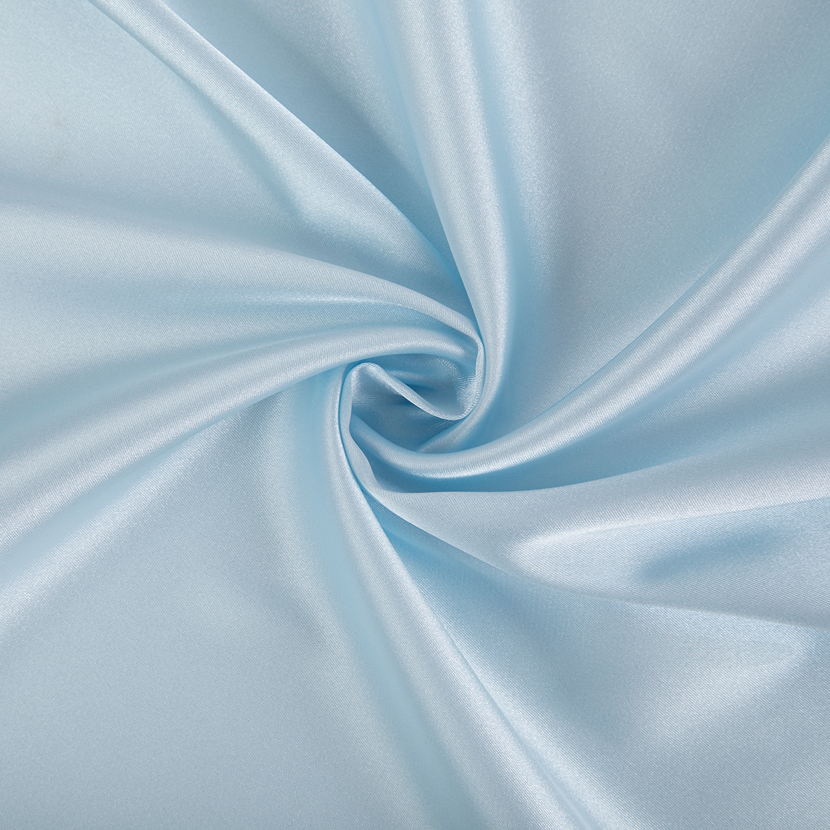 Ткань блузочная PSS-001 Poly satin 100 г/кв.м ± 5 г/кв.м 45 х 45 см 95% полиэстер, 5% спандекс №17 бл.голубой Фото 1.